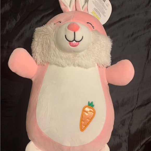 Squishmallows Toys Nwt Bop Squishmallow Bunny Easter Carrot Pink